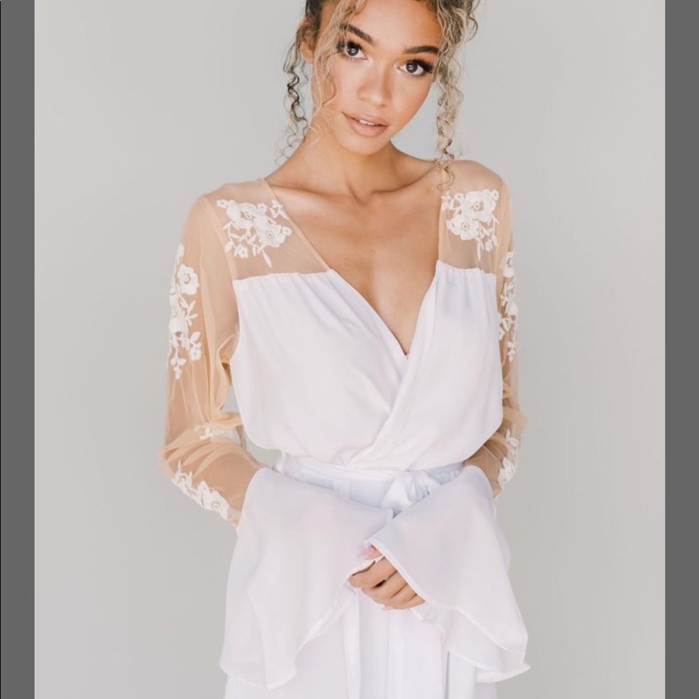 Robed with love HILDY ROBE- WHITE - XS